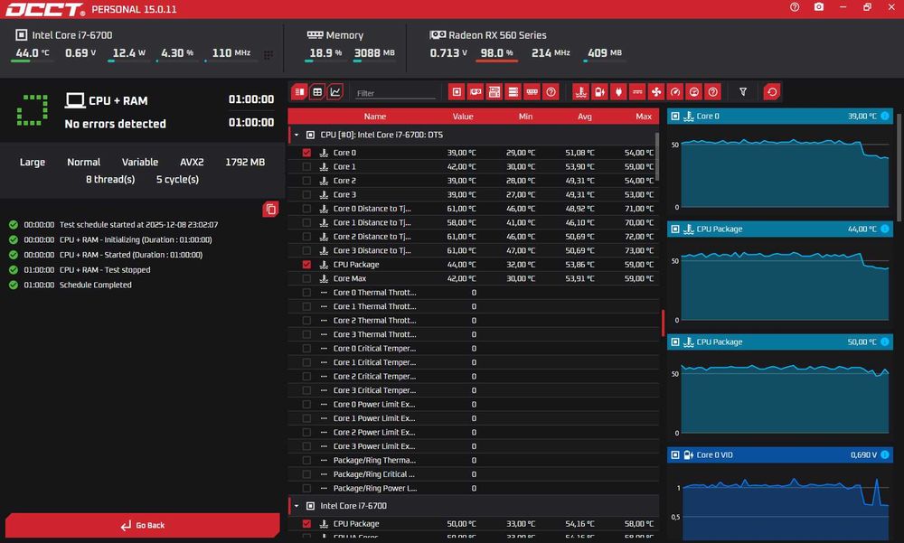 Системник 1151 сокет i7-6700/16gbDDR4/256 ssd/RX560 4gb DDR5