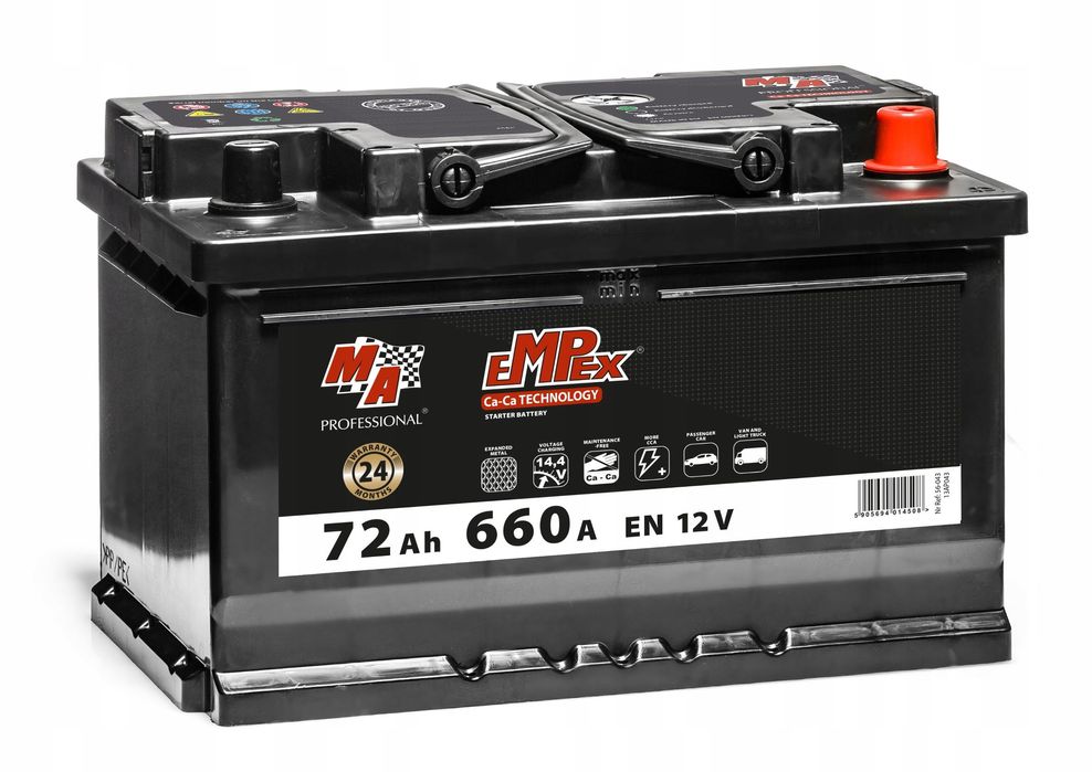 Akumulator Empex Mae P+ 72Ah 660A 56-043/Amt