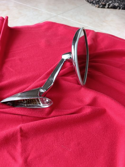 Espelho cromado carro clássico mini 1000