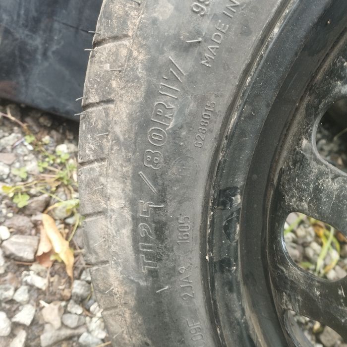 Audi a4 b6 b7 koło dojazdowe oryginał 5x12x17 et 35