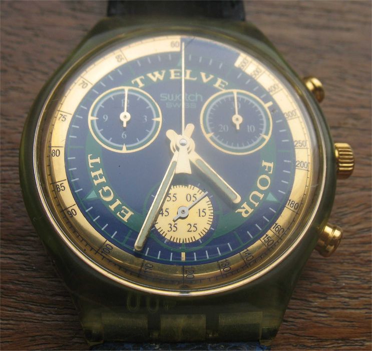 Relógio Vintage - Swatch Chrono Hitch Hiker - SCG 1 0 4 (1 9 9 4)