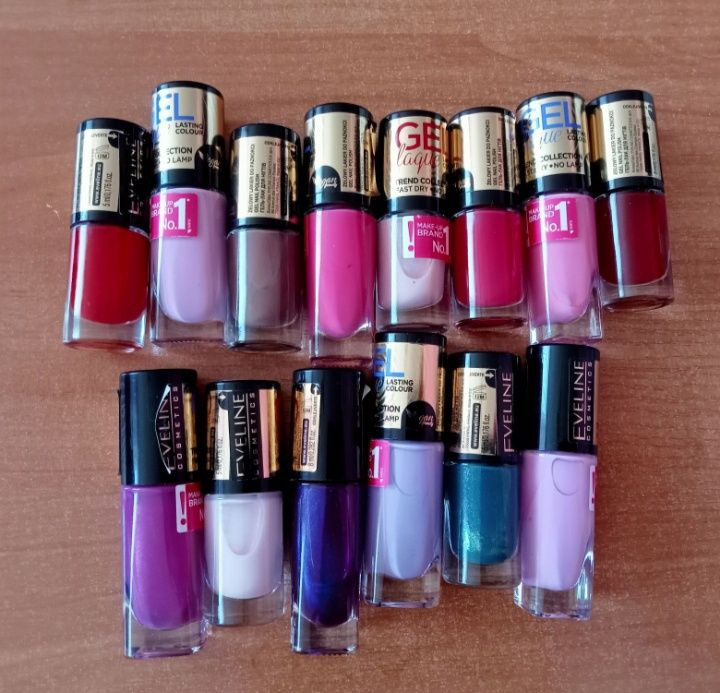 Eveline GEL lakiery do paznokci