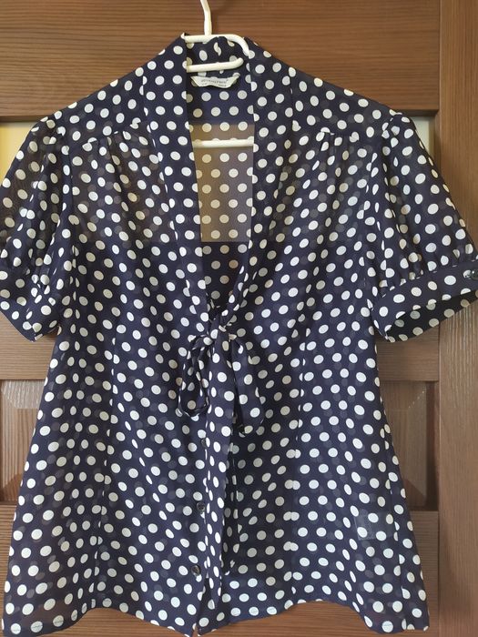 Dwie bluzki  vintage, retro 2 sztuki - rozm. 12