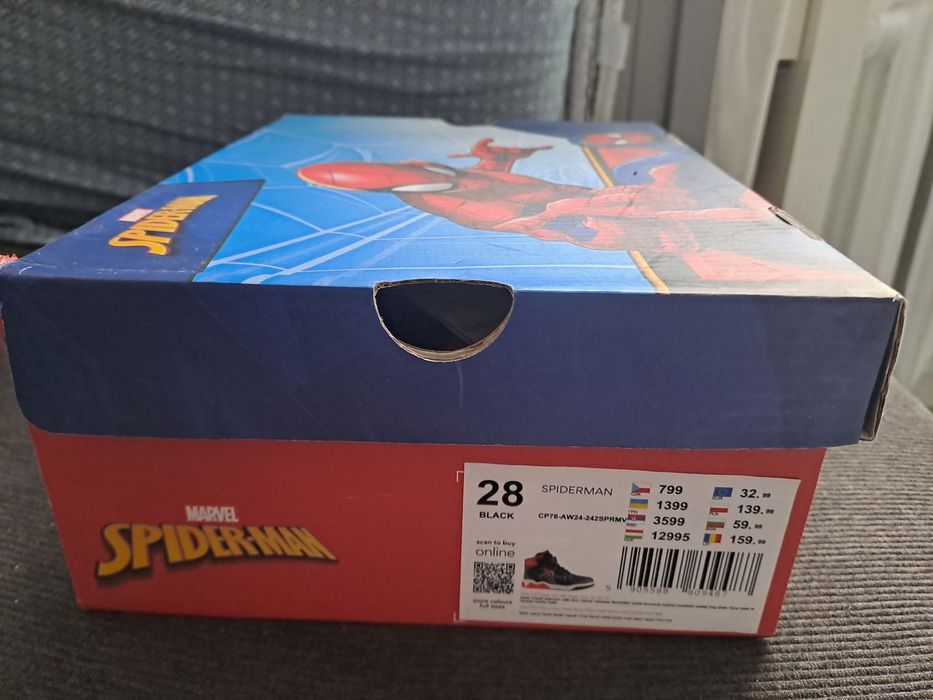 buty  nowe spider-man roz 28