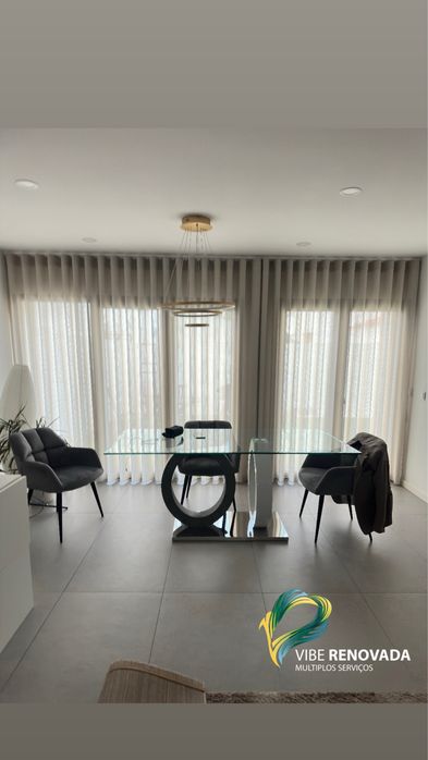 Cortinados a medida efeito onda