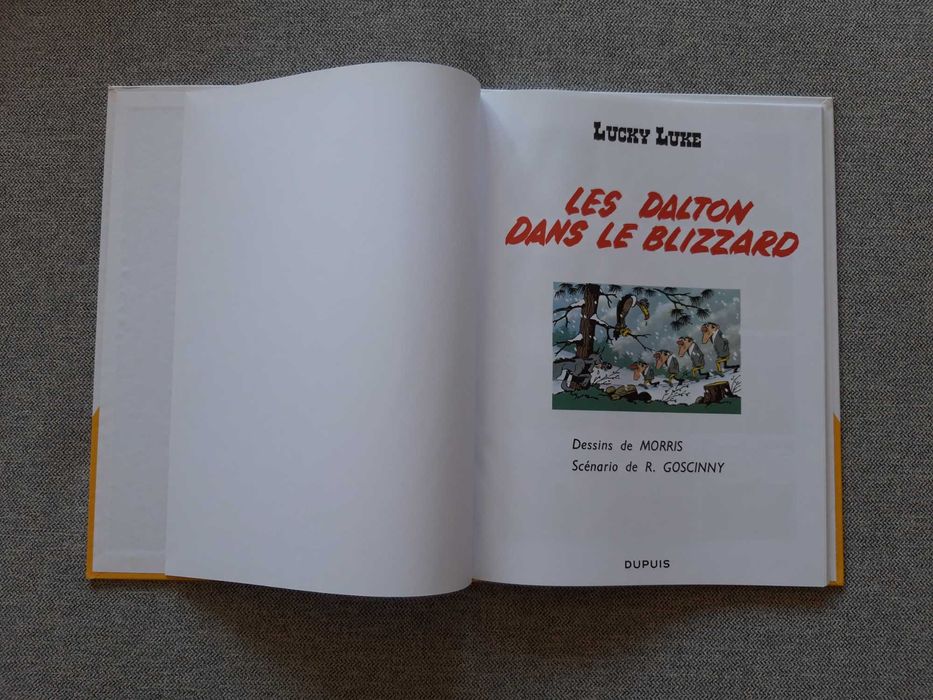 BD Lucky Luke "Les Dalton dans le blizzard"