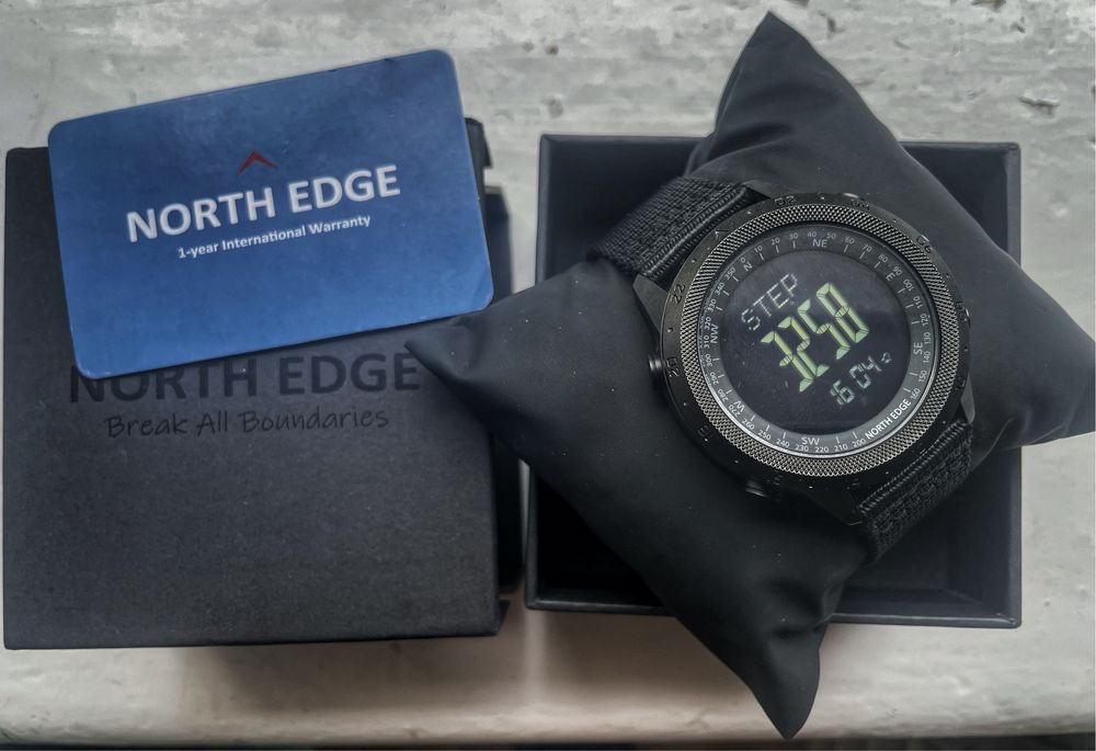 Чоловічий водостійкий тактичний год NORTH EDGE DESERT 5ВАR с компасом