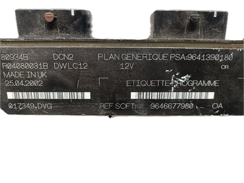 Centralina motor / ECU CITROËN Berlingo Van (M_)