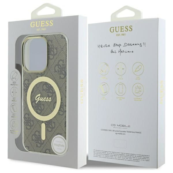 Guess GUHMP16LH4STW iPhone 16 Pro 6.3" … hardcase IML 4G MagSafe