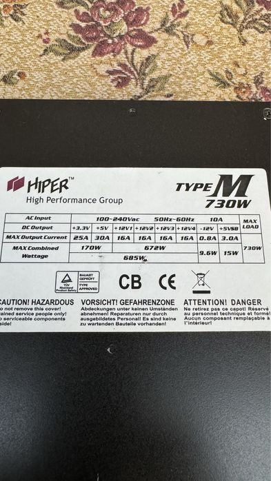 Блок питания ATX.Серверный блок питани. 300-730 W