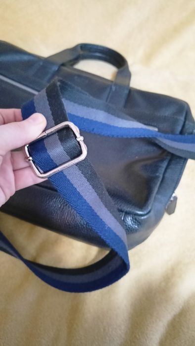 OCHNIK czarna torba teczka na laptopa skóra skórzana jak nowa