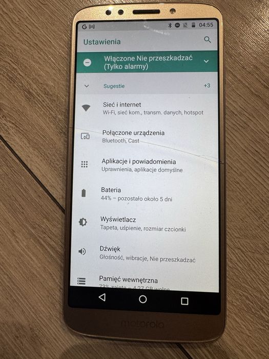 Smartfon motorola  E 5
