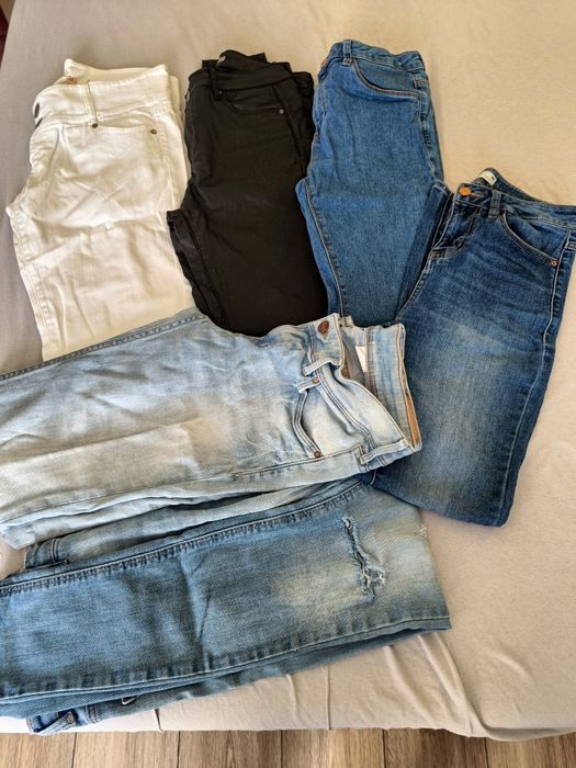 Spodnie jeansy 36/38 6 sztuk