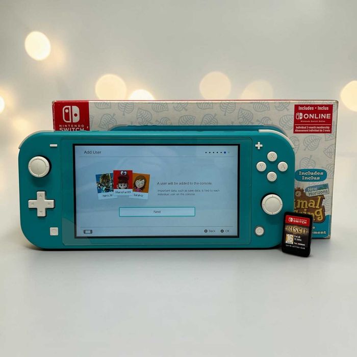 Konsola Nintendo Switch Lite HAC-002 | Switch Lite | Gra Risen | Wi-Fi