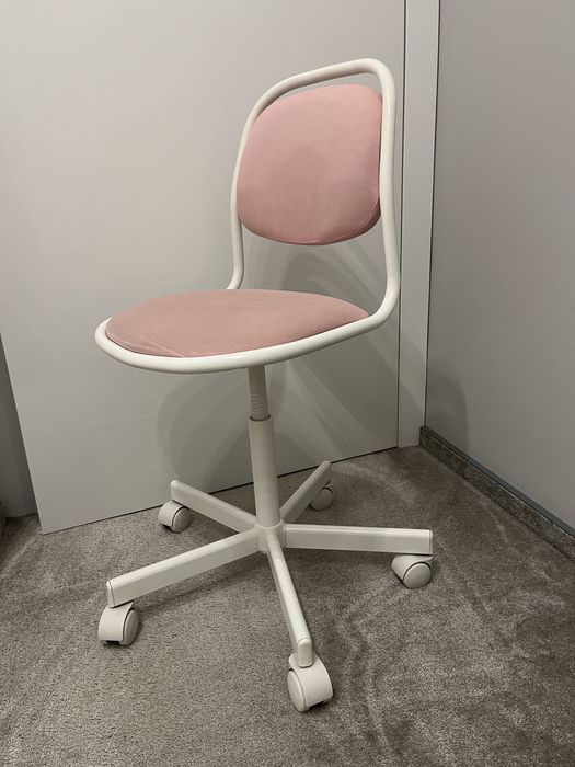 Dziecięce krzesło biurowe IKEA ÖRFJÄLL – Białe / R