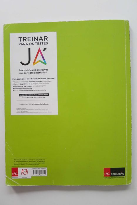 Caderno de atividades Matemática 5º ano "Prisma" Leya / Asa