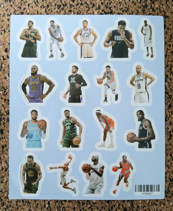 103 Stickers / Autocolantes - NBA Players