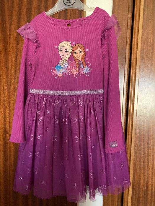 Vestidos 5/6 anos Frozen e da Billieblush usados