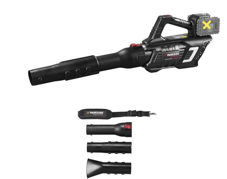 Parkside PERFORMANCE akumulatorowa dmuchawa do liści 40V (2x20V)