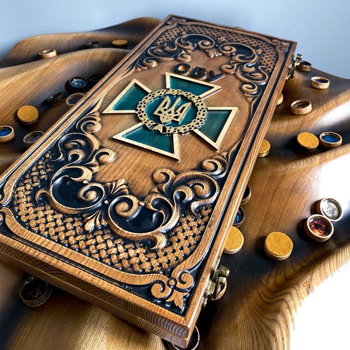 Подарунок для чоловіка Нарди ручної роботи від виробника з дерева СБУ