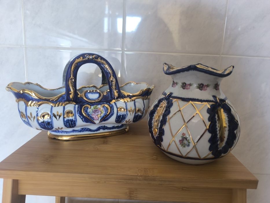 Peças em porcelana
