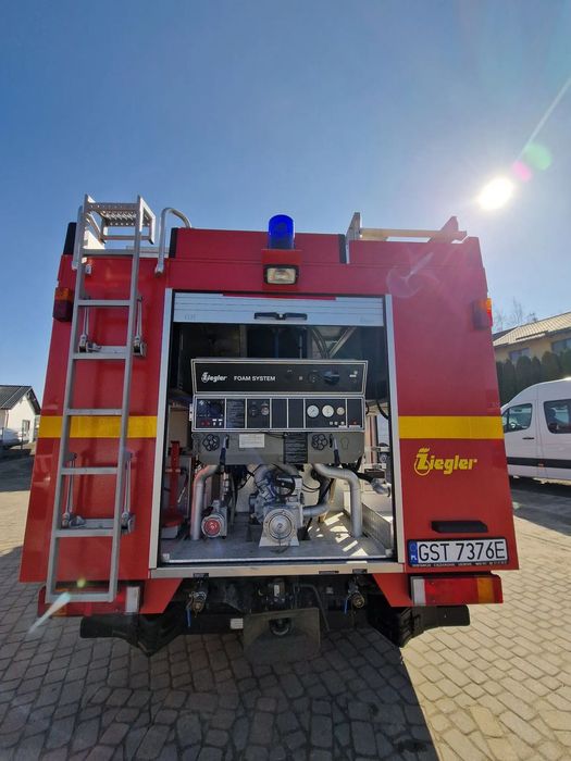 MAN LE 8.140 STRAŻ POŻARNA PIANA WODA NATARCIE CNBOP  MAN Średni Wóz Bojowy Ziegler