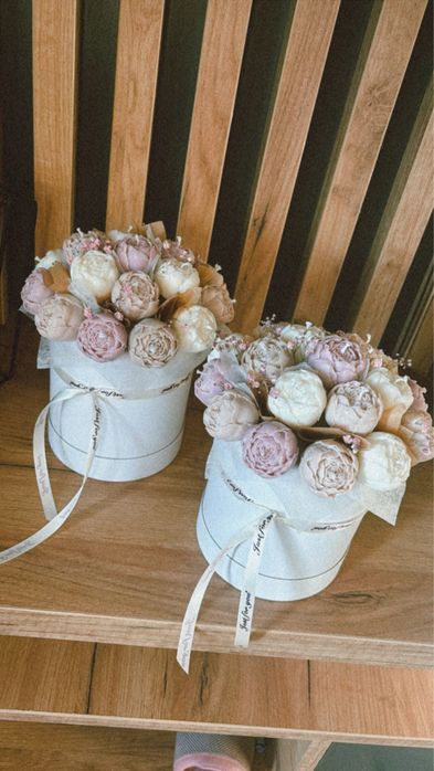 Flower box ze świec sojowych
