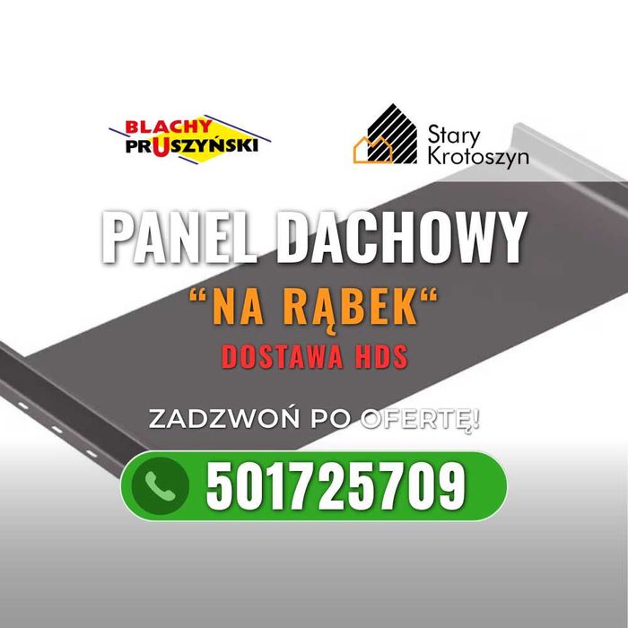 Panel dachowy "NA RĄBEK"  "Blachy Pruszyński"  [dostawa z HDS]