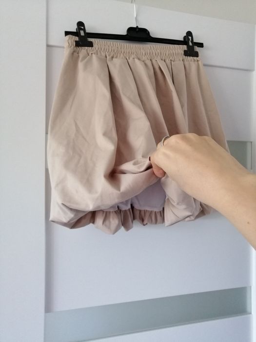 Spódnica bombka beżowa sportowa xs s m