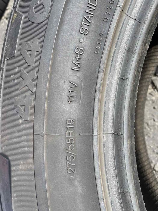 Шини 275/55 R19 пара Continental 2024p всесезон 7мм