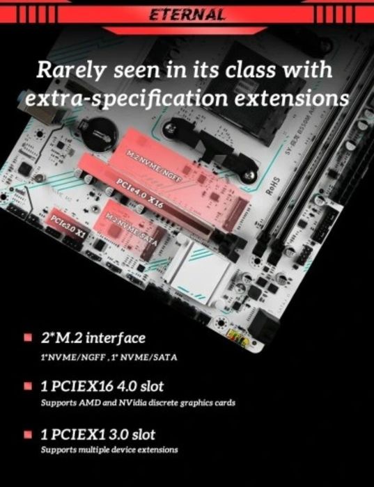 Soyo B550M ARGB Socket AM4 White Edition