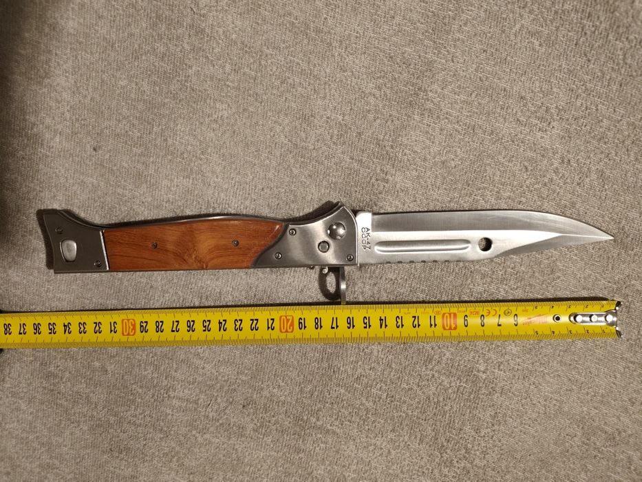 Nóż - bagnet sprężynowy AK-47 CCCP
