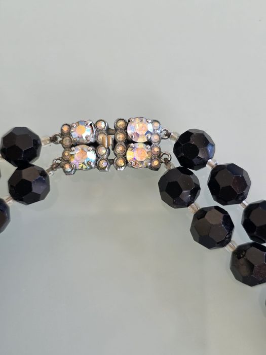 colar de vidro antigo