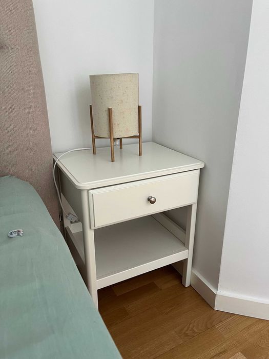 TYSSEDAL Mesa de cabeceira, branco  (usada)