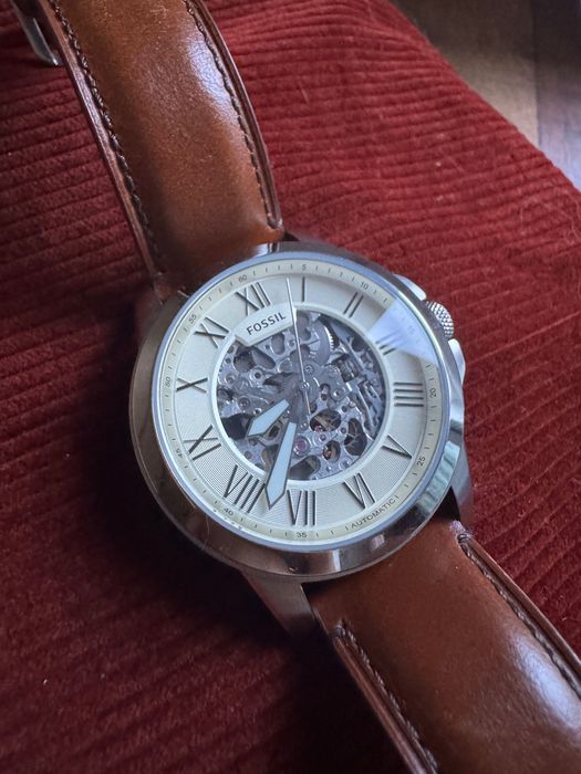 Relogio Fossil skeleton automatico 45 mm