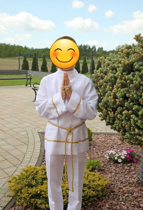 Strój komunijny dla chłopca Alba +spodnie