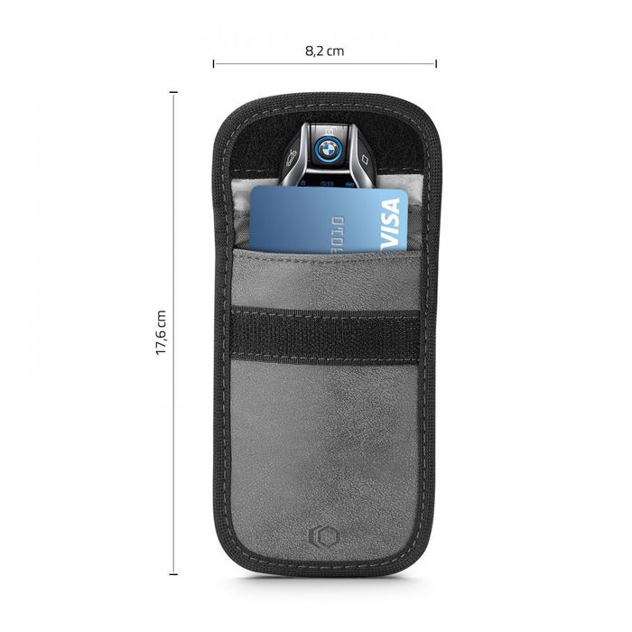 Etui Pokrowiec Blokujący Sygnał Rfid Grey
