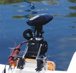 silnik elektryczny łodzi sterowany pilotem i pedałem nożnym Cayman T