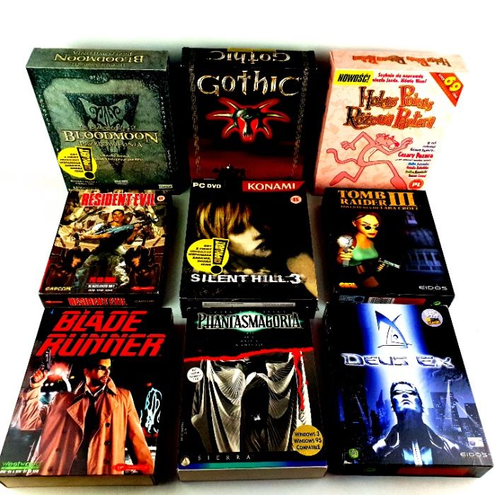 BIG BOX MORROWIND GOTHIC 1 2 Tomb Raider Blade Runner Resident Evil