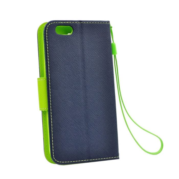 Etui Fancy Book HTC Desire 12+ Dark Blue / Lime