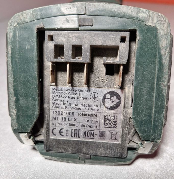 Metabo multinarzędzie akumulatorowe  MT 18 LTX+ AKU 4AH
