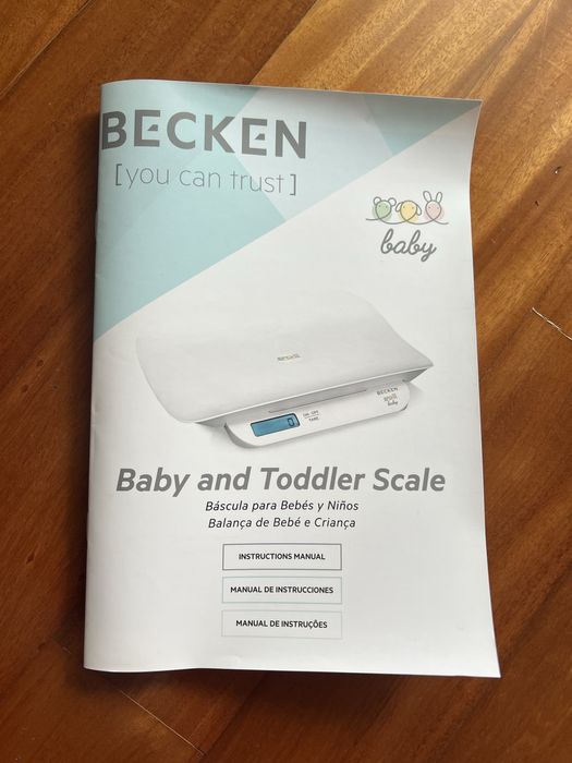 Balança digital para bebé da marca Becken