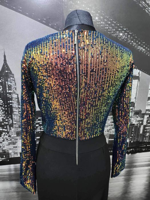 Cekinowy kombinezon multikolor nowy