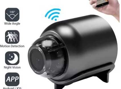 Mini Câmara X5 1080P – Visão Noturna e Deteção de Movimento