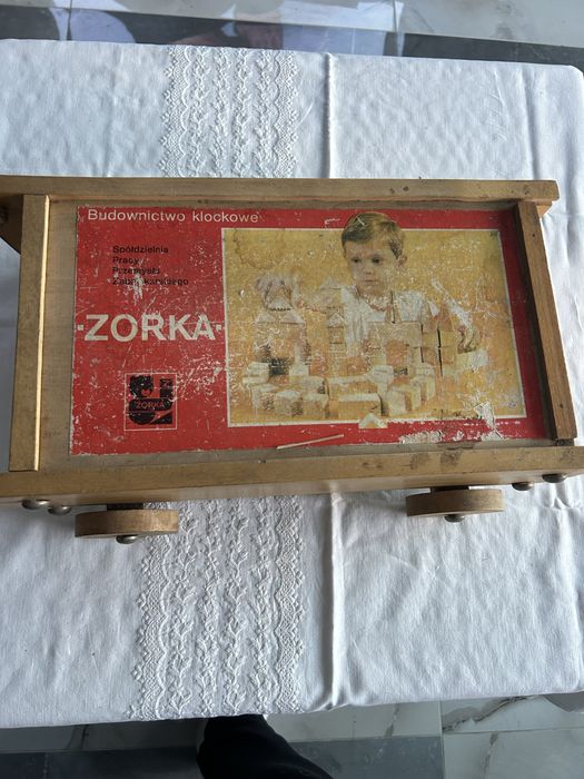 Sprzedam zestaw drewnianych klocków Zorka