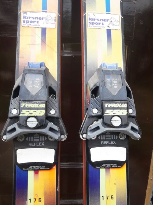 Горные лыжи б/у крепления.