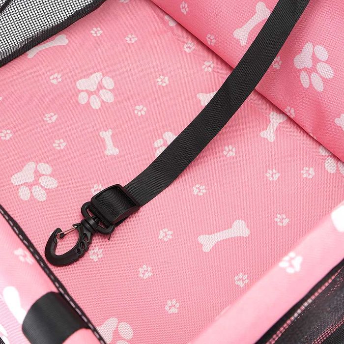 NOVO Cesto de Transporte Preto, Azul, cinza e Rosa para Cães e Gato