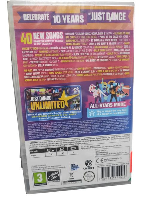 Na Lewara Gra Nintendo Switch Just Dance 2020