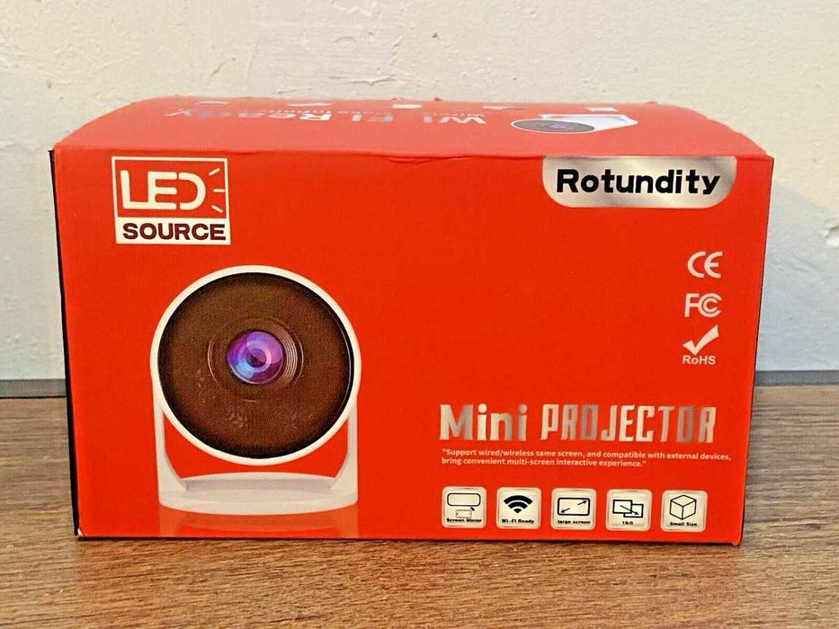 Mini Projetor Rotundity - Novo - Entrega em mão