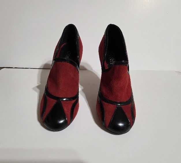 Sapatos vintage vermelhos - Cosme Paris- Novos